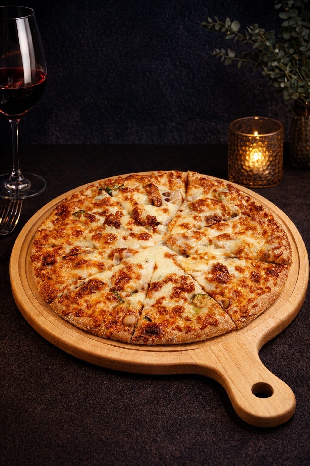 Wood-fired pizza at Siam Social